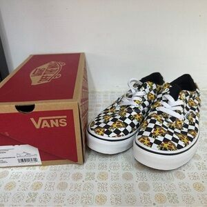 Vans Doheny Black and White Pizza Checkerboard Sneakers